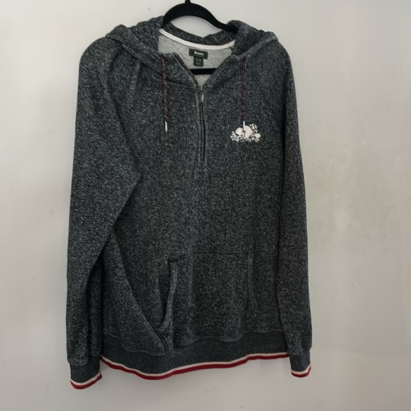 ROOTS SALT AND PEPPER 1/4 ZIP SWEATER - Picture 3 of 16